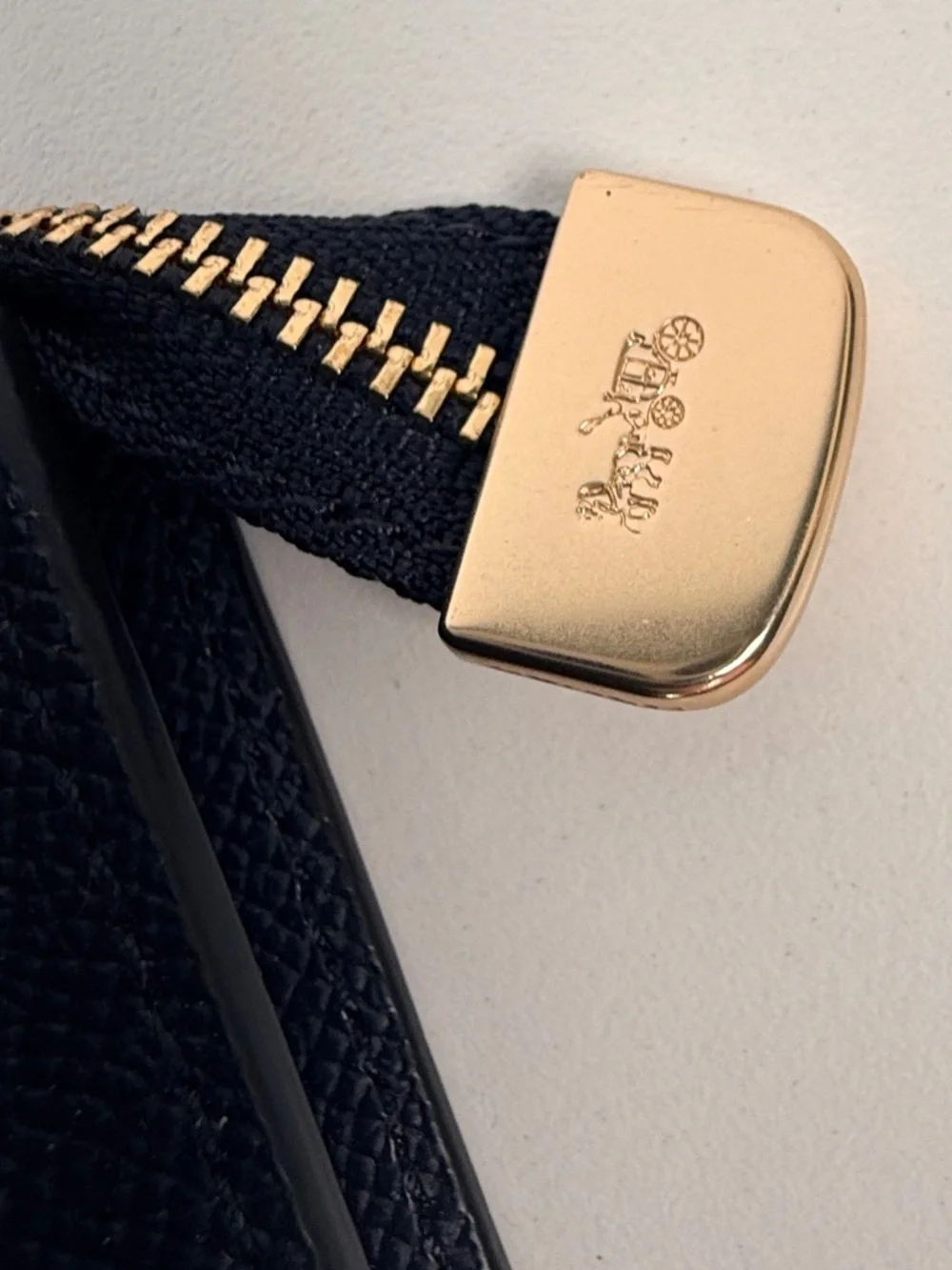 Coach wallet Navy Leather